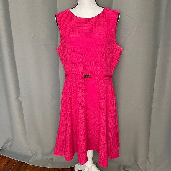 Jennifer Lopez Dresses & Skirts - Jennifer Lopez Pink Sleeveless Dress Sz 16